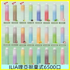 ILIA BAR 4 哩啞一次性拋棄式電子煙｜6500口大容量