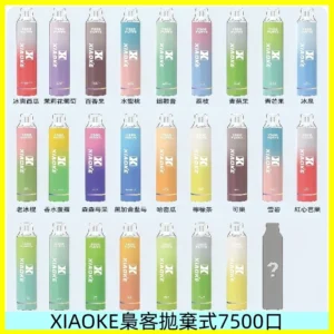 梟客XIAOKE|7500口可發光拋棄式電子煙 跑馬燈一次性